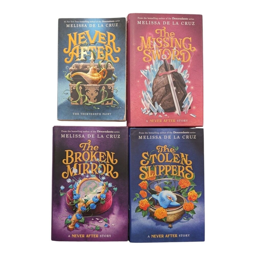 Never After Book 4 Set Lot Melissa de la Cruz Author Of Descendants Hardcover